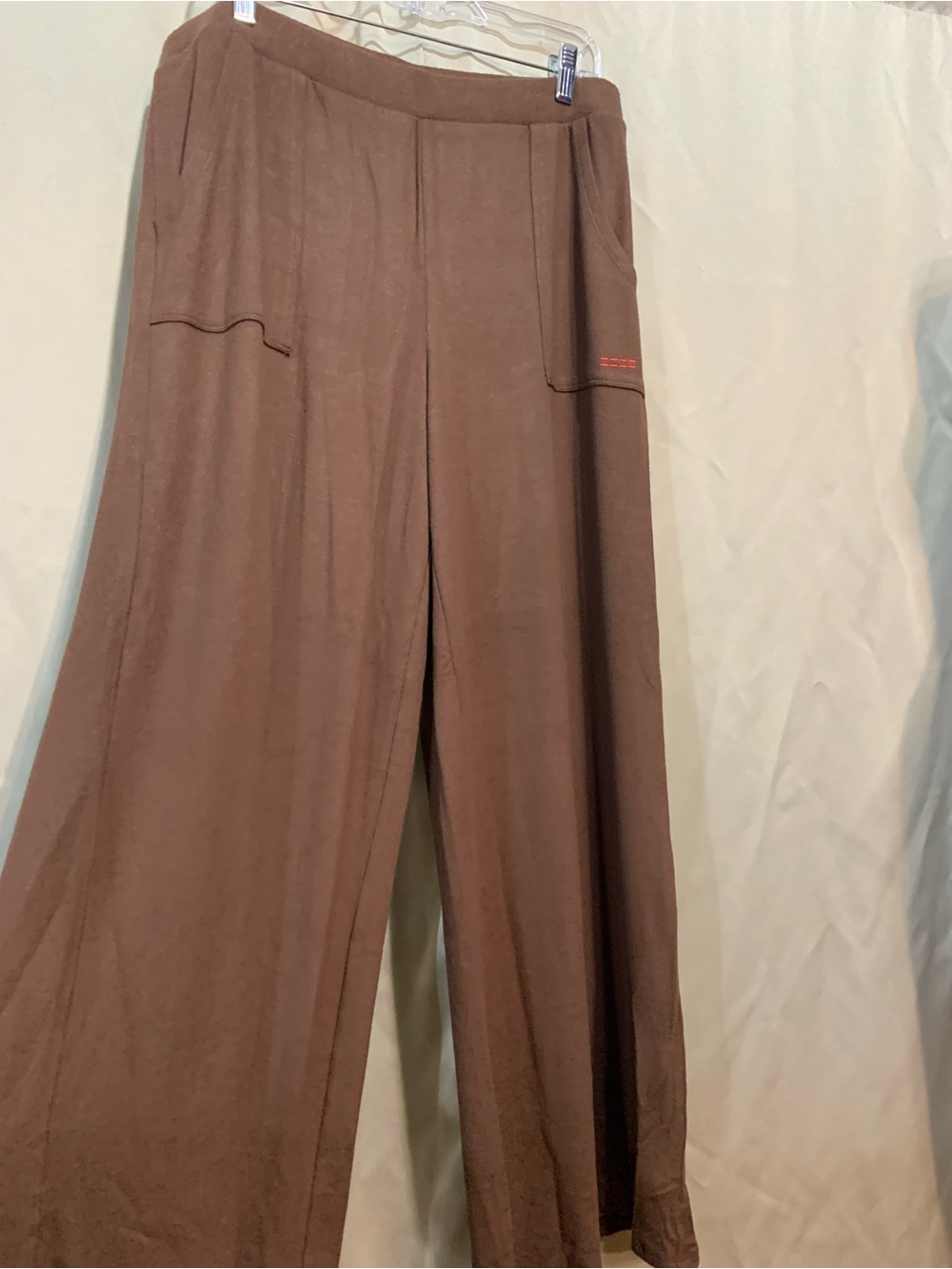 Peace Love World Wide-Leg Pull-On Pants in Brown 96/2